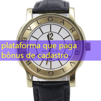 plataforma que paga bônus de cadastro