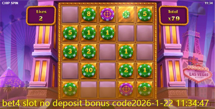 bet4 slot no deposit bonus code