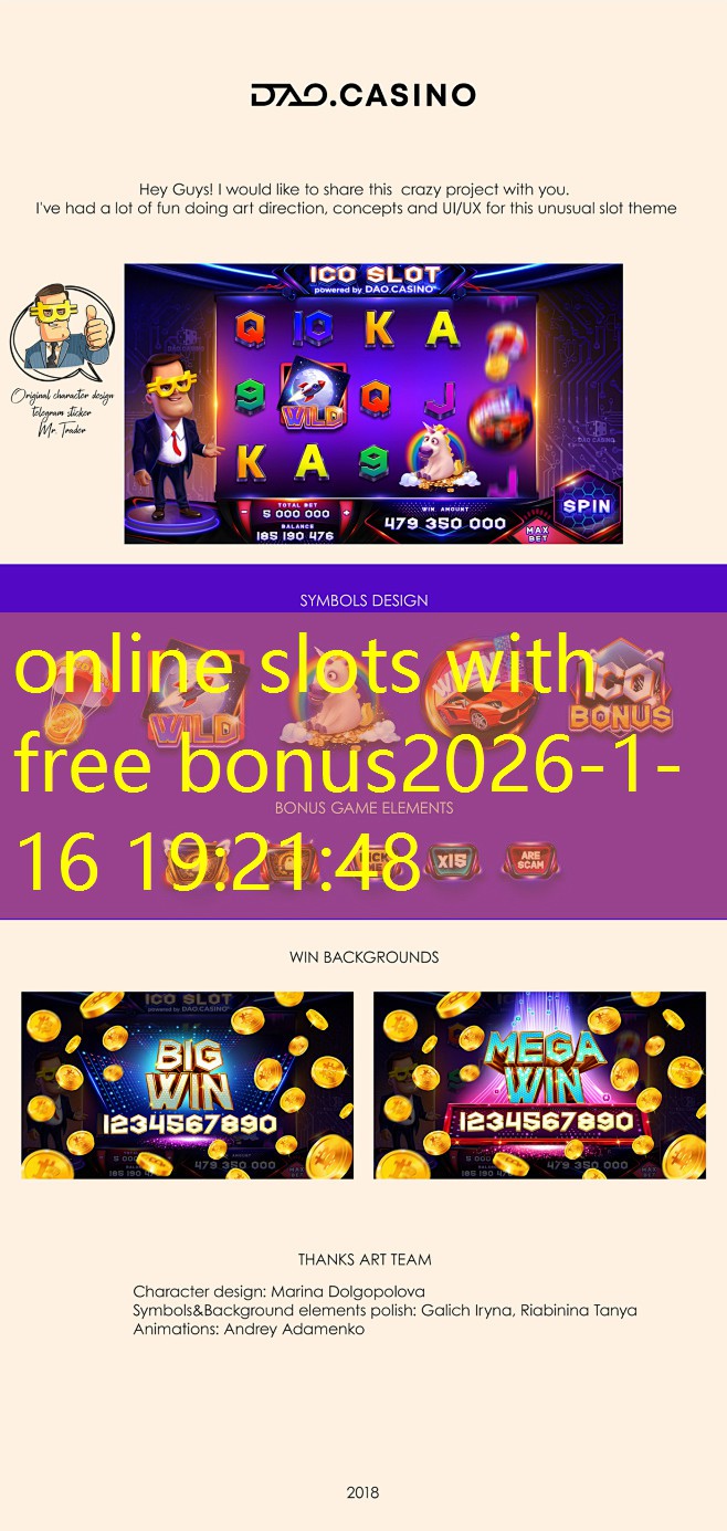 online slots with free bonus